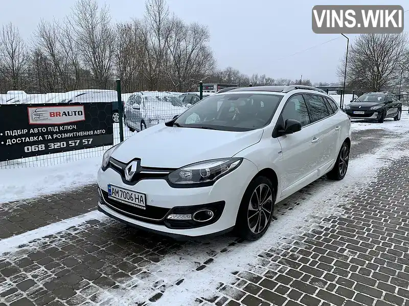 Универсал Renault Megane 2014 1.6 л. Ручная / Механика обл. Житомирская, Бердичев - Фото 1/21