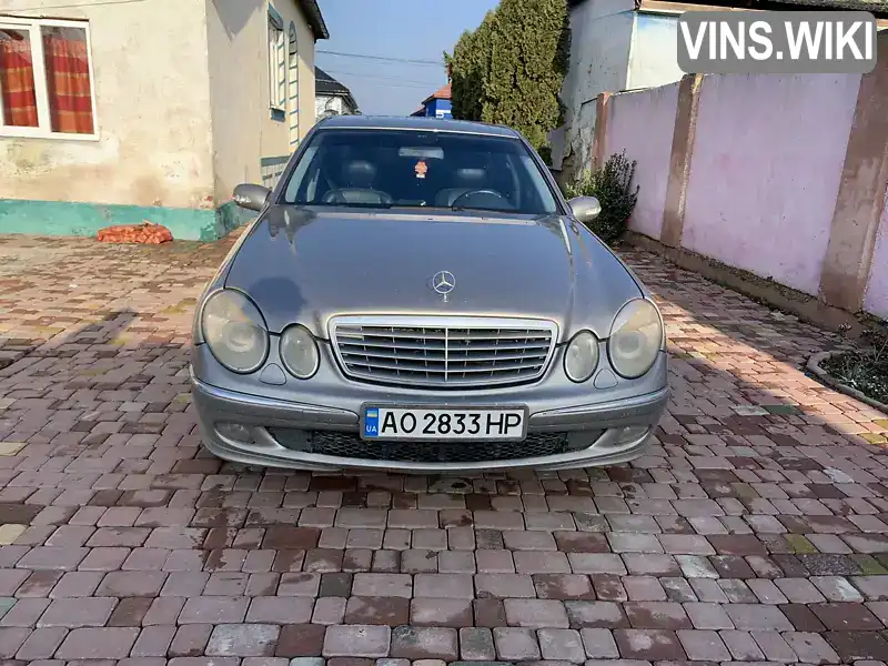 Седан Mercedes-Benz E-Class 2003 1.8 л. Типтроник обл. Закарпатская, Хуст - Фото 1/13