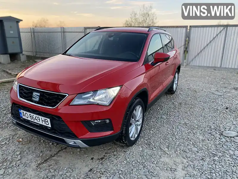 Позашляховик / Кросовер SEAT Ateca 2017 1.6 л. Ручна / Механіка обл. Закарпатська, Тячів - Фото 1/13