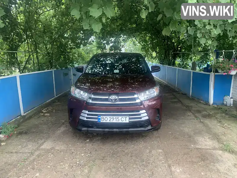 Внедорожник / Кроссовер Toyota Highlander 2018 2.7 л. обл. Тернопольская, Тернополь - Фото 1/21