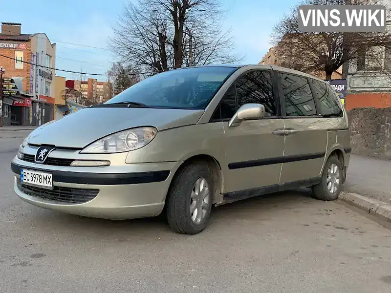 Мінівен Peugeot 807 2005 2 л. Ручна / Механіка обл. Івано-Франківська, Івано-Франківськ - Фото 1/8