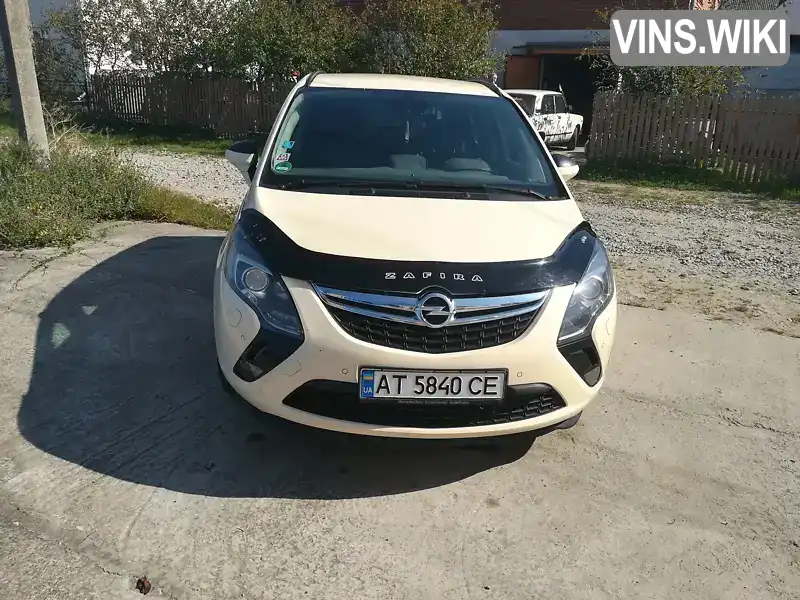 W0LPD9EN0D2083465 Opel Zafira 2013 Мікровен 2 л. Фото 1