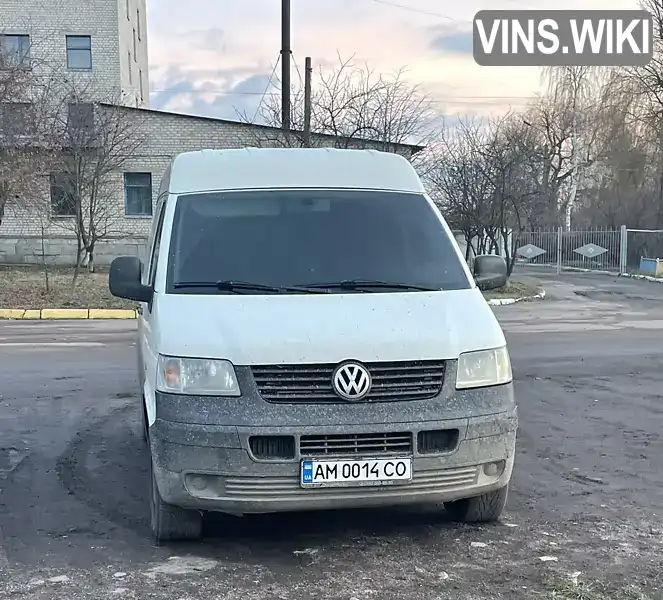 Мінівен Volkswagen Transporter 2005 2.5 л. Ручна / Механіка обл. Житомирська, Бердичів - Фото 1/14