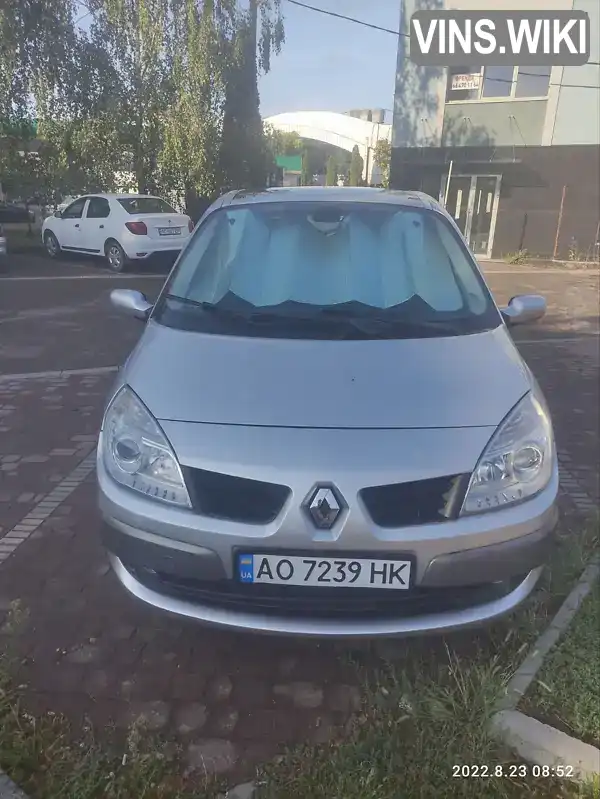 Мінівен Renault Scenic 2007 1.6 л. Ручна / Механіка обл. Закарпатська, Ужгород - Фото 1/14