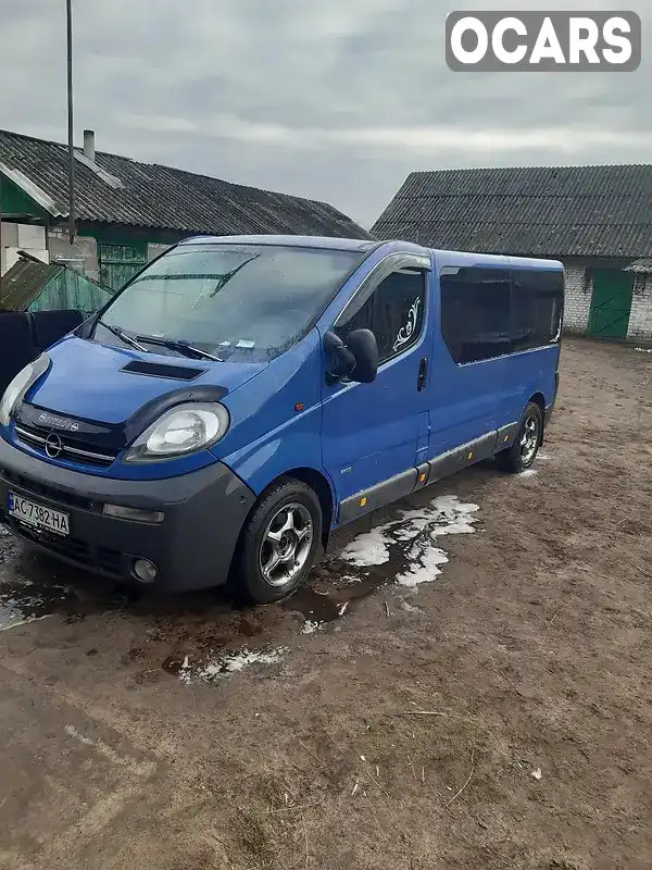 Мінівен Opel Vivaro 2003 1.9 л. Ручна / Механіка обл. Волинська, Любешів - Фото 1/14