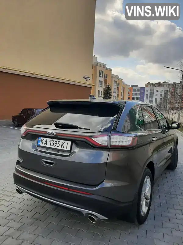 Позашляховик / Кросовер Ford Edge 2018 3.5 л. Автомат обл. Київська, Вишневе - Фото 1/21