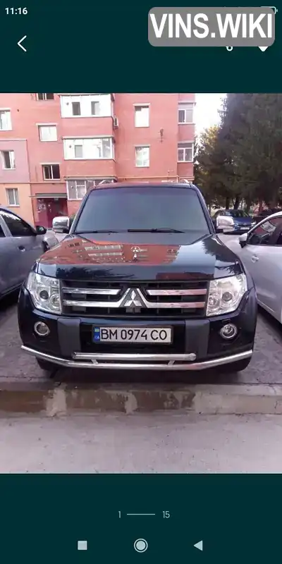 Позашляховик / Кросовер Mitsubishi Pajero 2007 3 л. Автомат обл. Сумська, Суми - Фото 1/9