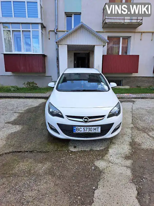 W0LPE8E38F8019227 Opel Astra 2014 Универсал 1.6 л. Фото 1