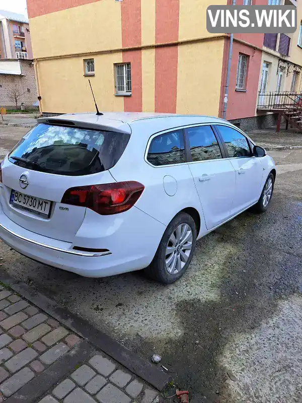 W0LPE8E38F8019227 Opel Astra 2014 Универсал 1.6 л. Фото 5