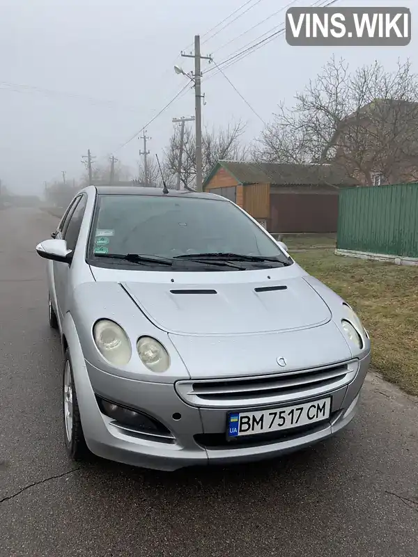 Хетчбек Smart Forfour 2004 1.3 л. Автомат обл. Сумська, Ромни - Фото 1/13