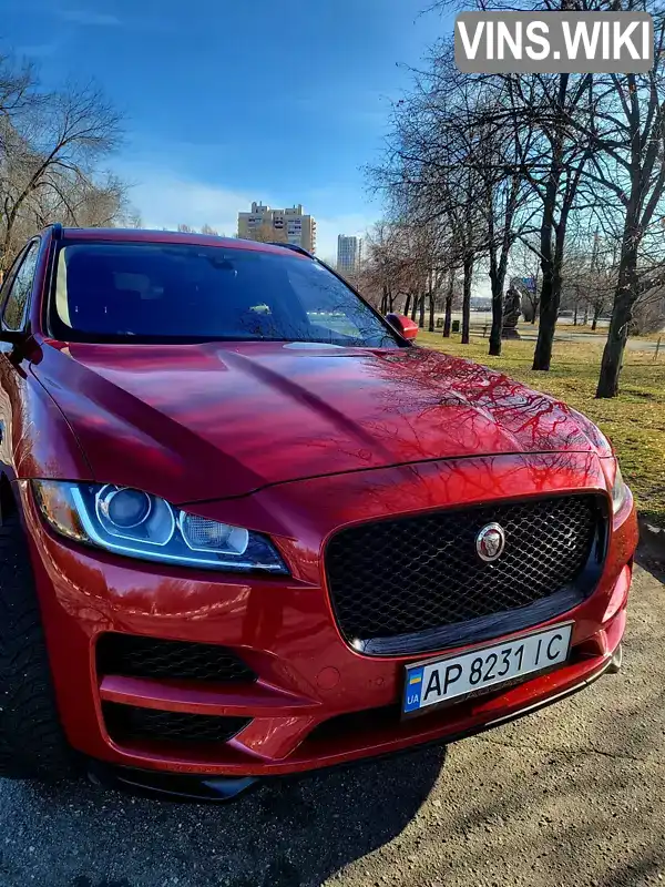 Позашляховик / Кросовер Jaguar F-Pace 2018 2 л. Варіатор обл. Запорізька, Запоріжжя - Фото 1/20