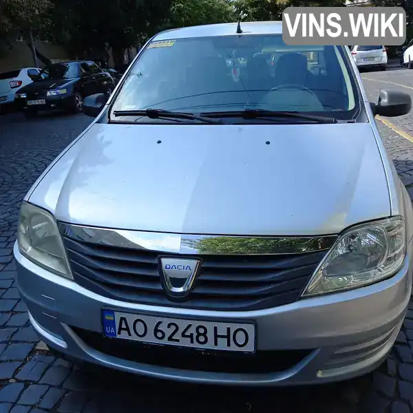 Седан Dacia Logan 2010 1.1 л. Ручная / Механика обл. Закарпатская, Мукачево - Фото 1/8