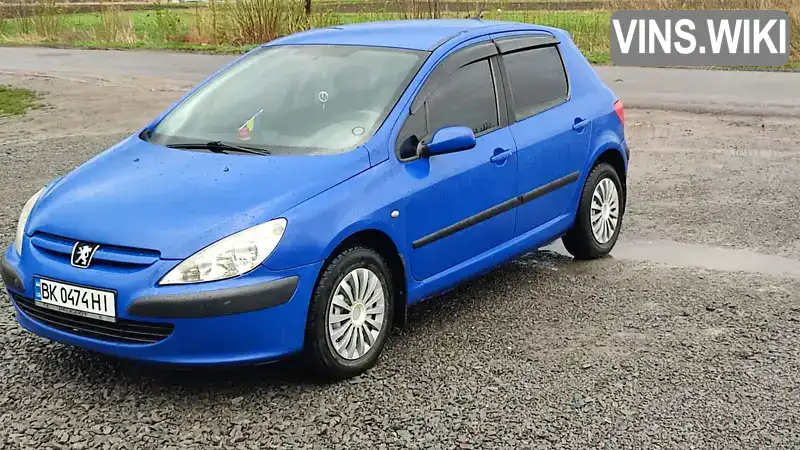 Хэтчбек Peugeot 307 2003 1.6 л. Ручная / Механика обл. Ровенская, Демидовка - Фото 1/13