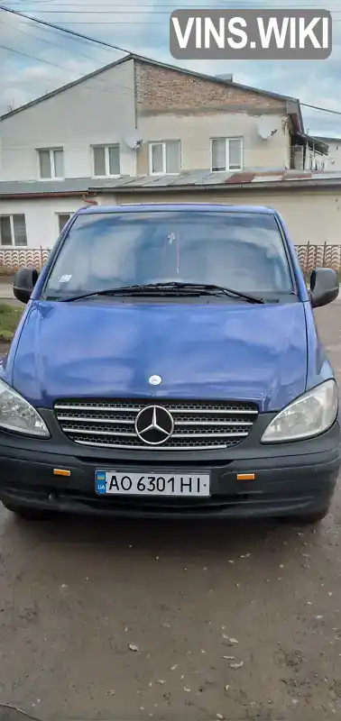 Мінівен Mercedes-Benz Vito 2004 2.2 л. Ручна / Механіка обл. Закарпатська, Ужгород - Фото 1/13