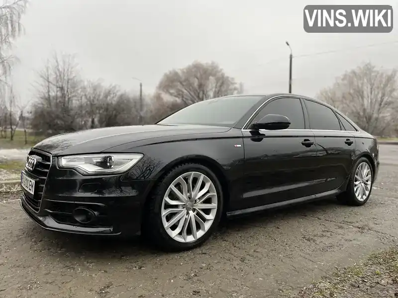 Седан Audi A6 2014 3 л. Типтронік обл. Хмельницька, Хмельницький - Фото 1/21