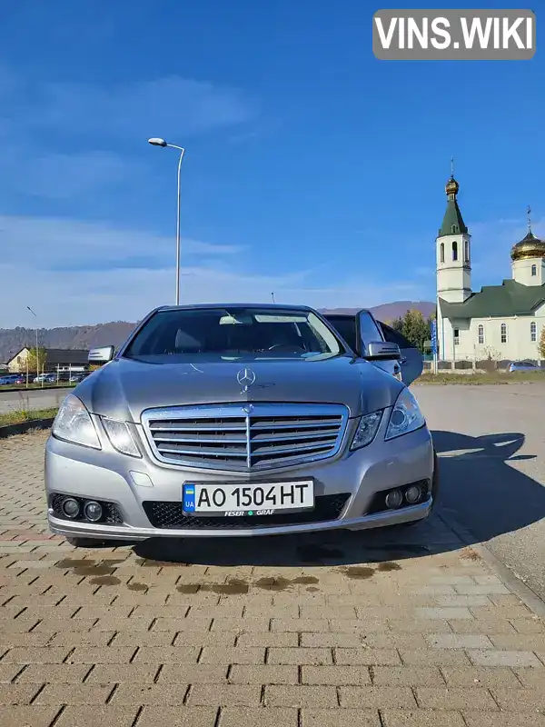 Седан Mercedes-Benz E-Class 2009 2.2 л. Ручная / Механика обл. Закарпатская, Хуст - Фото 1/10