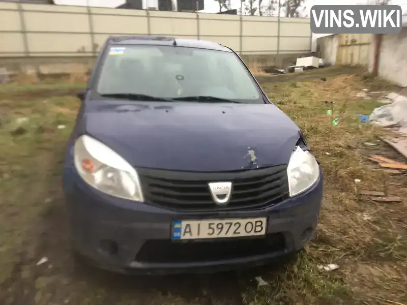 Хэтчбек Dacia Sandero 2009 1.4 л. Ручная / Механика обл. Киевская, Киев - Фото 1/7