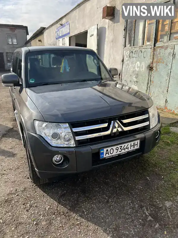 Позашляховик / Кросовер Mitsubishi Pajero Wagon 2010 3.2 л. Автомат обл. Закарпатська, Мукачево - Фото 1/15