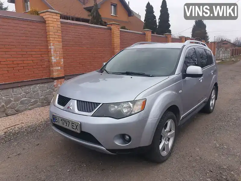 Позашляховик / Кросовер Mitsubishi Outlander 2009 2.4 л. Ручна / Механіка обл. Полтавська, Полтава - Фото 1/12