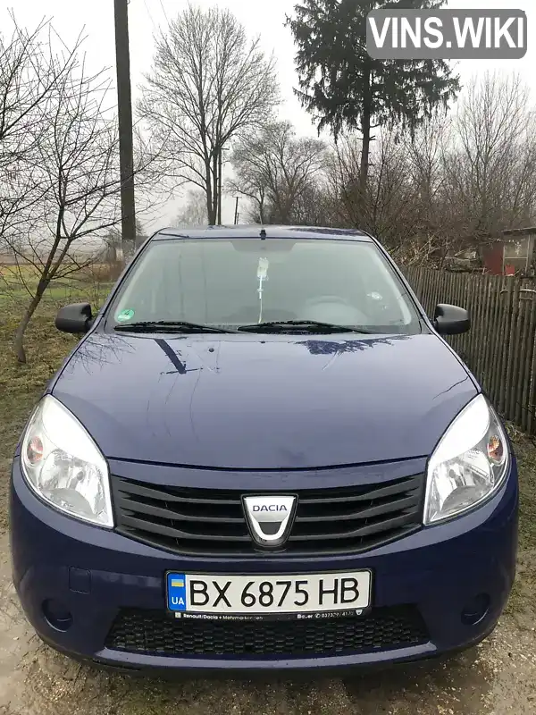 Хетчбек Dacia Sandero 2009 1.4 л. Ручна / Механіка обл. Хмельницька, Білогір'я - Фото 1/8