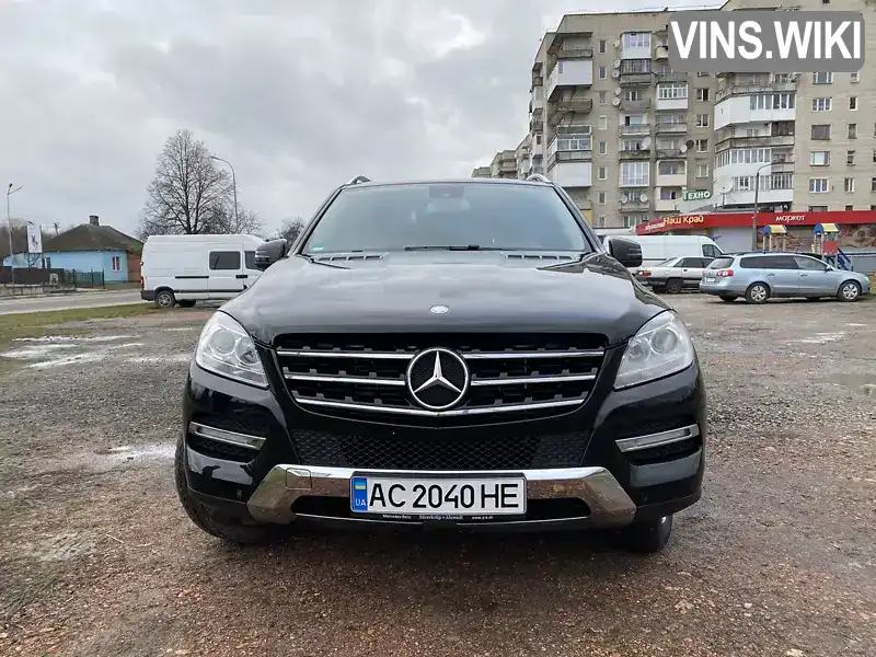 Позашляховик / Кросовер Mercedes-Benz M-Class 2011 3 л. Автомат обл. Волинська, location.city.volodymyr - Фото 1/19