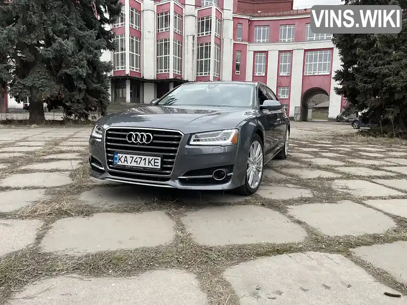 Седан Audi A8 2015 3 л. Типтроник обл. Днепропетровская, Днепр (Днепропетровск) - Фото 1/21