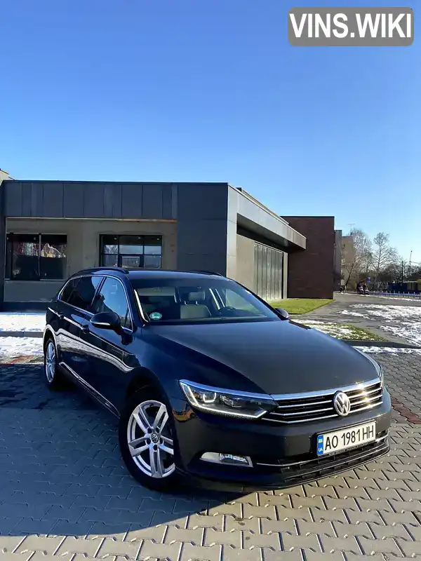 WVWZZZ3CZJE116544 Volkswagen Passat 2017 Универсал 2 л. Фото 2