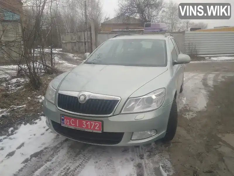 Універсал Skoda Octavia 2008 1.9 л. Ручна / Механіка обл. Полтавська, Лубни - Фото 1/21