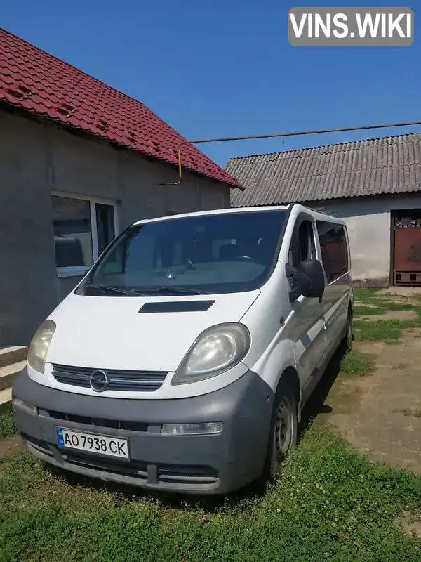 Мінівен Opel Vivaro 2003 1.9 л. Ручна / Механіка обл. Закарпатська, Іршава - Фото 1/10