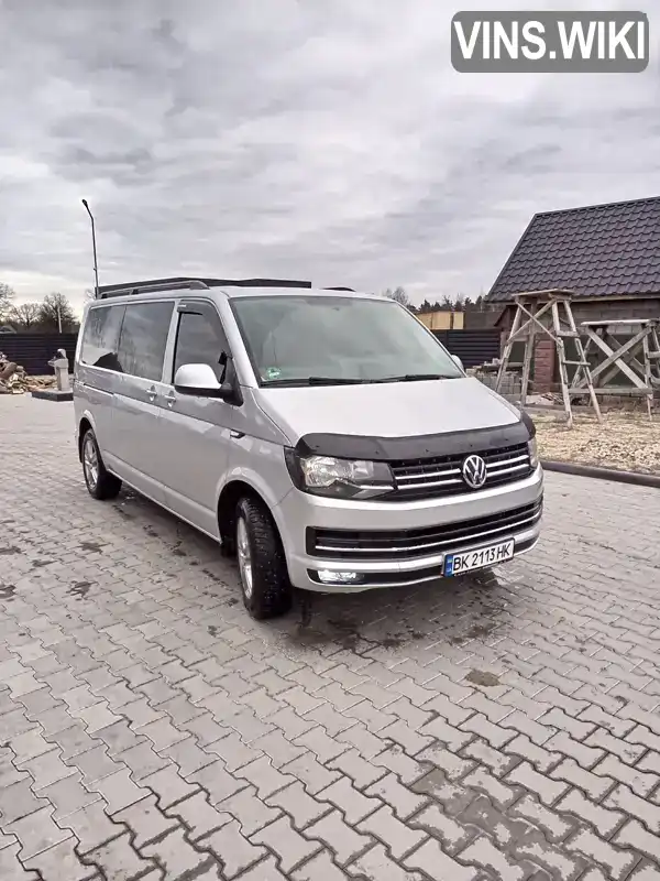 Минивэн Volkswagen Transporter 2016 2 л. Ручная / Механика обл. Ровенская, Рокитное - Фото 1/17