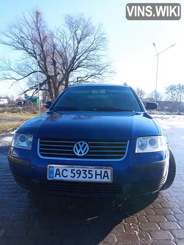 Универсал Volkswagen Passat 2001 1.9 л. обл. Волынская, Любомль - Фото 1/18