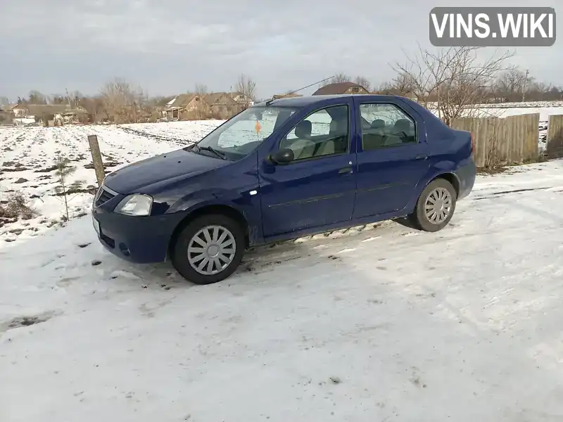 Седан Dacia Logan 2006 1.6 л. Ручная / Механика обл. Хмельницкая, Волочиск - Фото 1/9