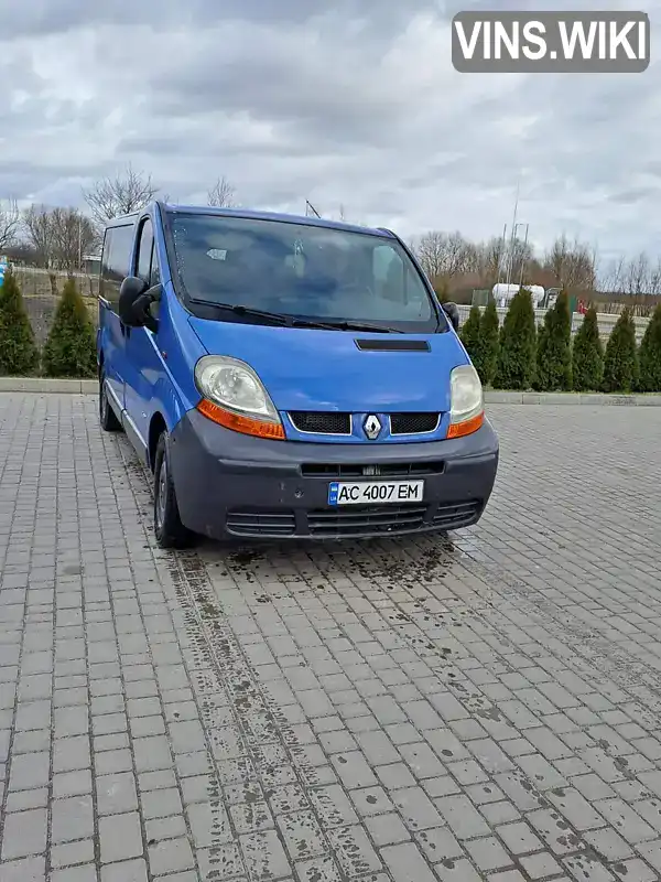 Мінівен Renault Trafic 2002 1.9 л. Ручна / Механіка обл. Волинська, Турійськ - Фото 1/18