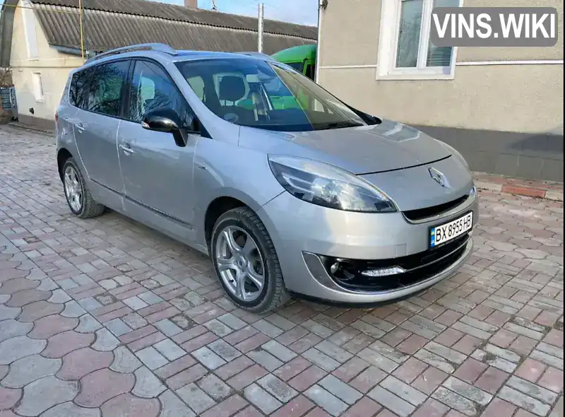 Минивэн Renault Grand Scenic 2012 2 л. Ручная / Механика обл. Хмельницкая, Каменец-Подольский - Фото 1/7