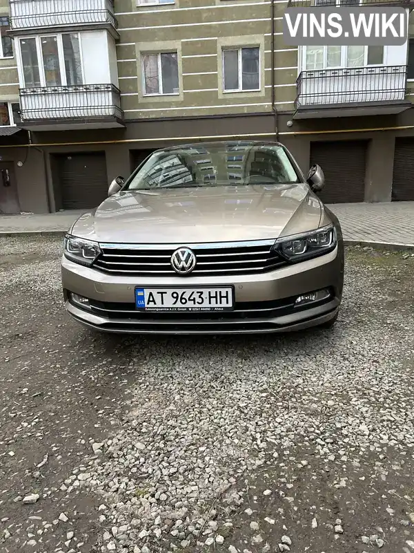 Седан Volkswagen Passat 2016 2 л. Робот обл. Ивано-Франковская, Ивано-Франковск - Фото 1/21