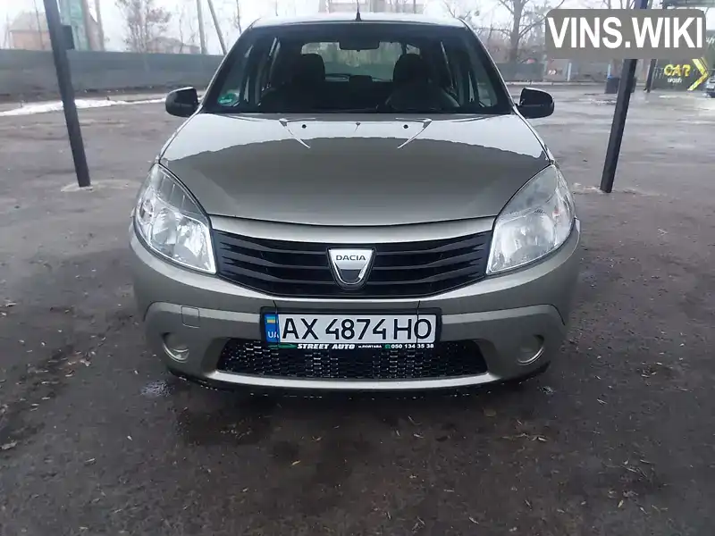 Хетчбек Dacia Sandero 2009 1.4 л. Ручна / Механіка обл. Харківська, Харків - Фото 1/12