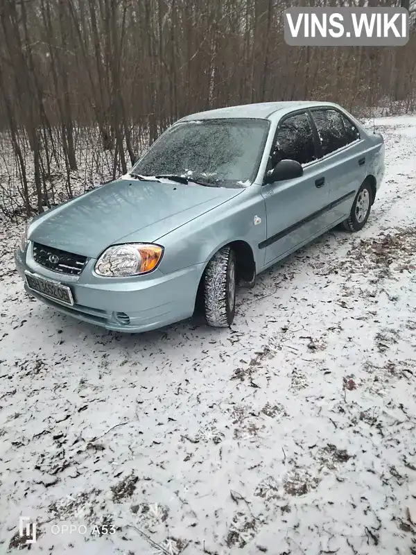 Седан Hyundai Accent 2004 1.5 л. Ручна / Механіка обл. Одеська, Балта - Фото 1/21