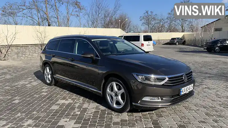 Універсал Volkswagen Passat 2017 2 л. Автомат обл. Полтавська, Кременчук - Фото 1/21