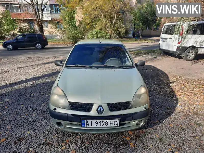 Седан Renault Symbol 2004 1.4 л. Ручна / Механіка обл. Київська, Бориспіль - Фото 1/21