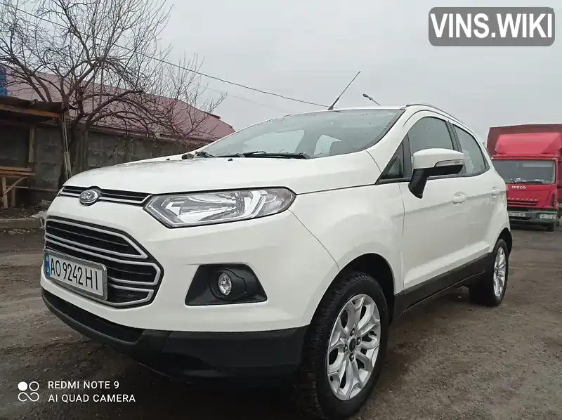 Позашляховик / Кросовер Ford EcoSport 2015 1 л. Ручна / Механіка обл. Закарпатська, Мукачево - Фото 1/19