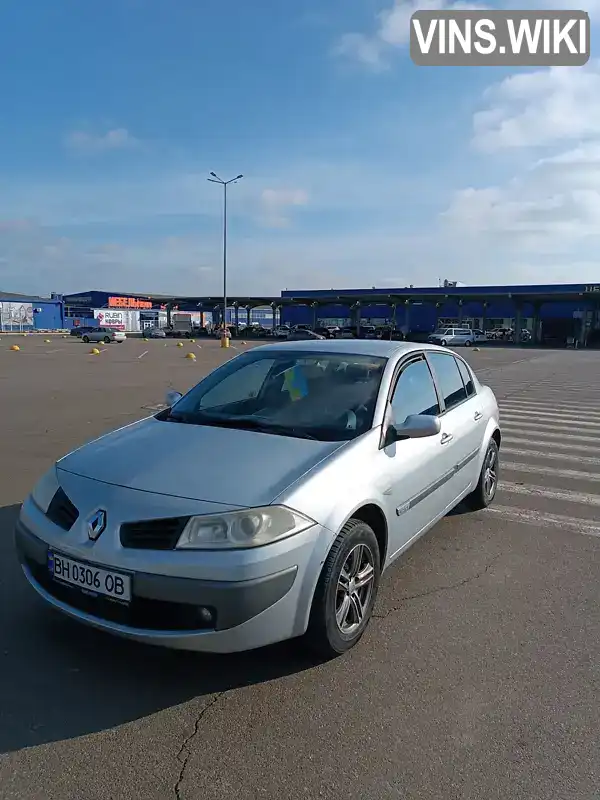 Седан Renault Megane 2006 1.6 л. Ручна / Механіка обл. Одеська, Одеса - Фото 1/19