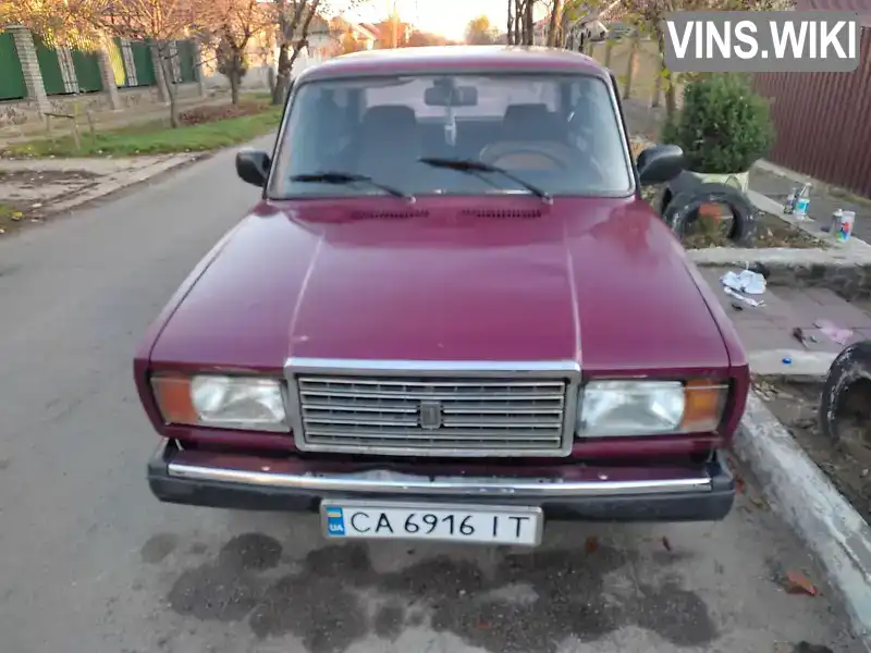 Седан ВАЗ / Lada 2107 2003 1.6 л. Ручна / Механіка обл. Черкаська, Черкаси - Фото 1/10