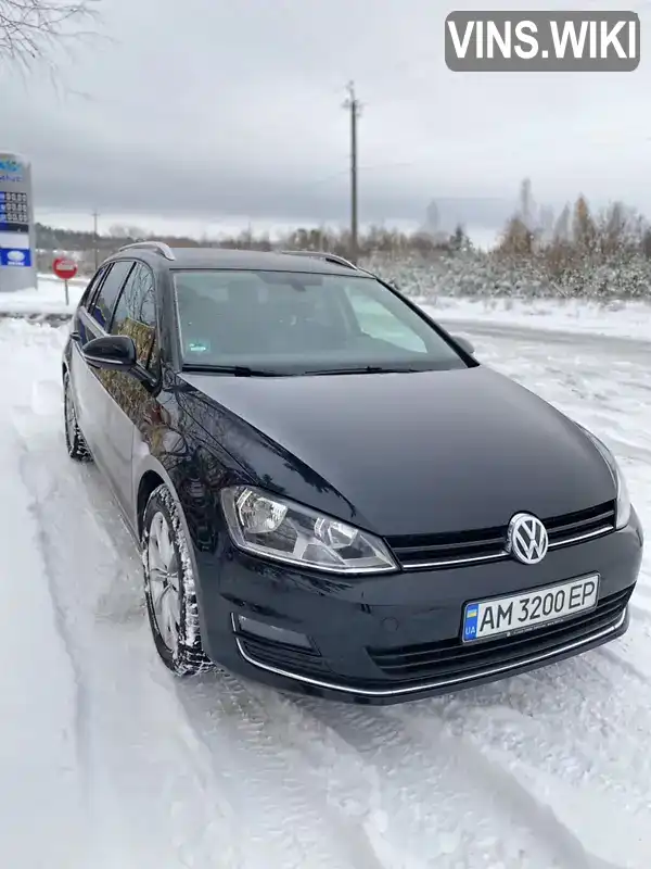 Універсал Volkswagen Golf 2015 1.6 л. Робот обл. Житомирська, Житомир - Фото 1/21