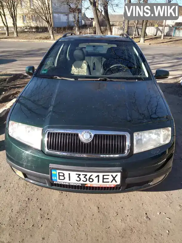 Універсал Skoda Fabia 2002 1.4 л. Ручна / Механіка обл. Полтавська, Оржиця - Фото 1/13