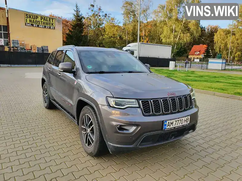 Позашляховик / Кросовер Jeep Grand Cherokee 2017 3 л. Автомат обл. Житомирська, Звягель - Фото 1/21