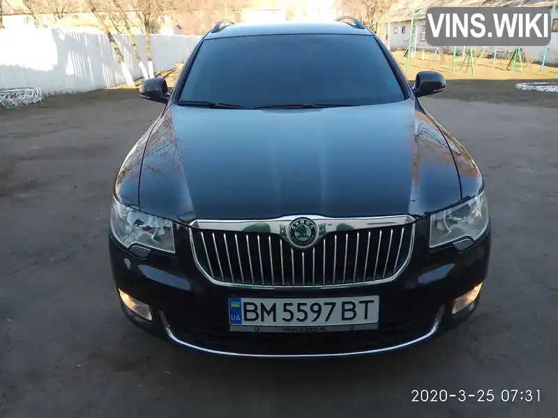 Універсал Skoda Superb 2011 2 л. Ручна / Механіка обл. Сумська, Суми - Фото 1/9