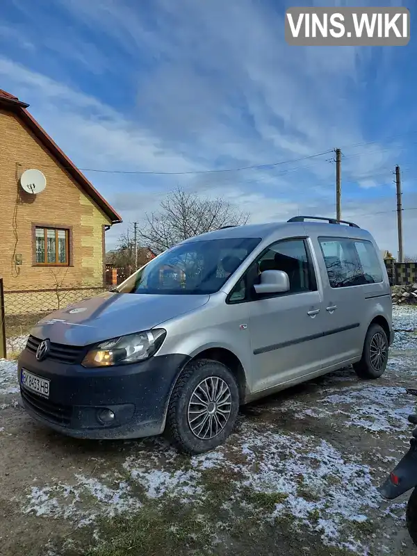 Мінівен Volkswagen Caddy 2010 1.6 л. Ручна / Механіка обл. Рівненська, Сарни - Фото 1/19