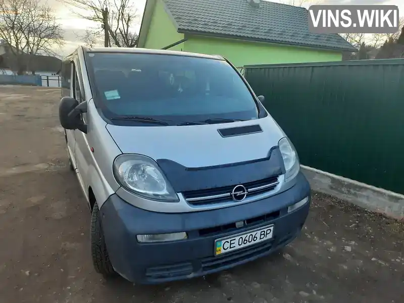 Мінівен Opel Vivaro 2006 1.9 л. Ручна / Механіка обл. Чернівецька, Чернівці - Фото 1/8