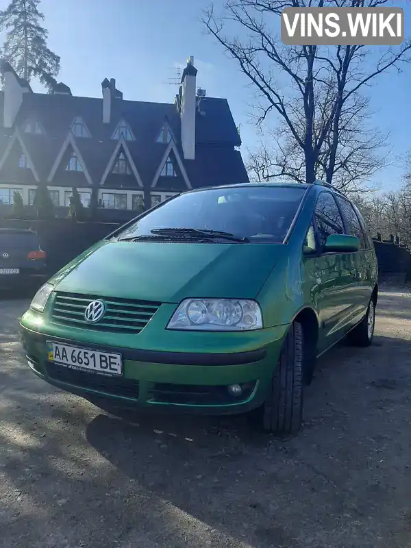 Мінівен Volkswagen Sharan 2001 1.8 л. Типтронік обл. Київська, Київ - Фото 1/21