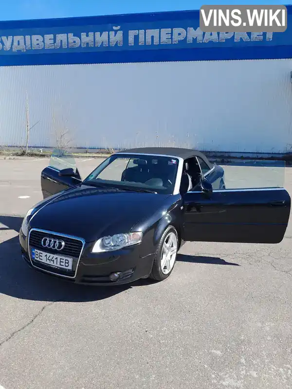 Кабріолет Audi A4 2008 3.2 л. Автомат обл. Миколаївська, Миколаїв - Фото 1/21